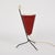 Amazing table lamp in lacquered metal and brass with tripod base. This fantastic piece was designed in Italy during the...