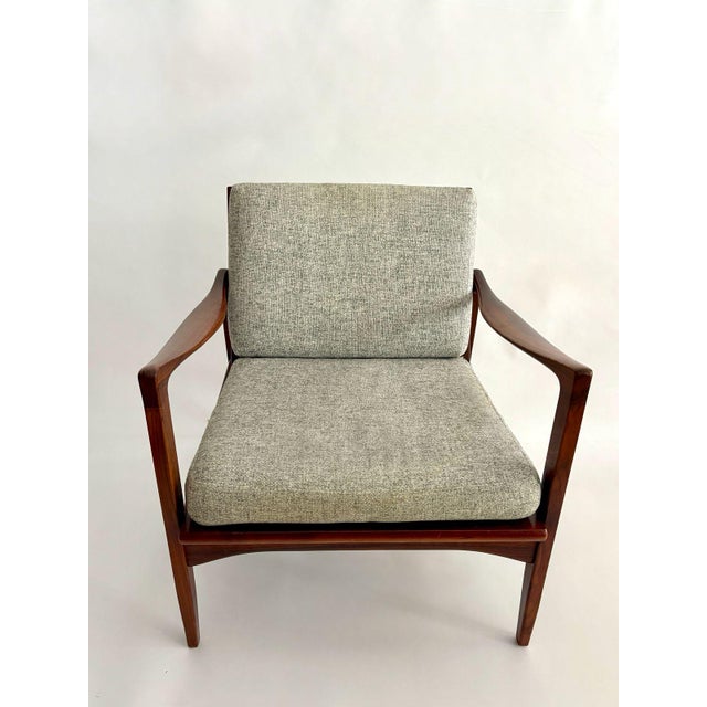 Candidate Lounge Chairs in Afromosia by Ib Kofod-Larsen, Denmark, 1960s, Set of 3 For Sale - Image 3 of 15