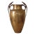 1910s Swedish Brass Vase With Lizard Ornaments For Sale