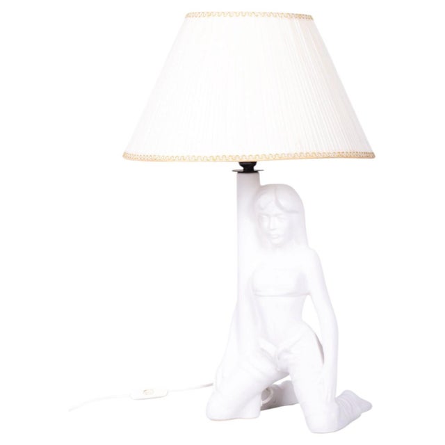 Mid-Century Figural Table Lamp in Ceramic, 1970s For Sale - Image 16 of 16