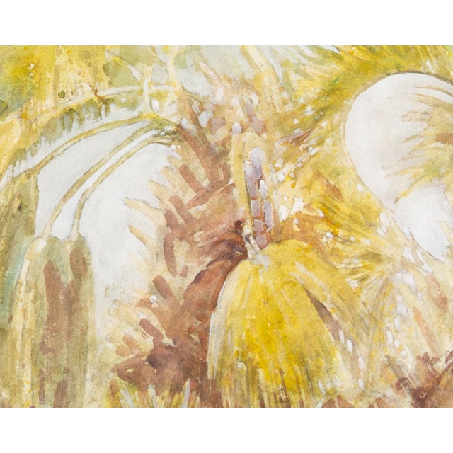 Watercolor Painting of Tropical Landscape by Bill Abell For Sale - Image 4 of 7