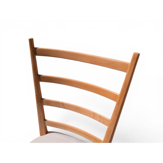 Vintage Maple Wood Chairs, 1950s, Set of 6 For Sale - Image 9 of 12
