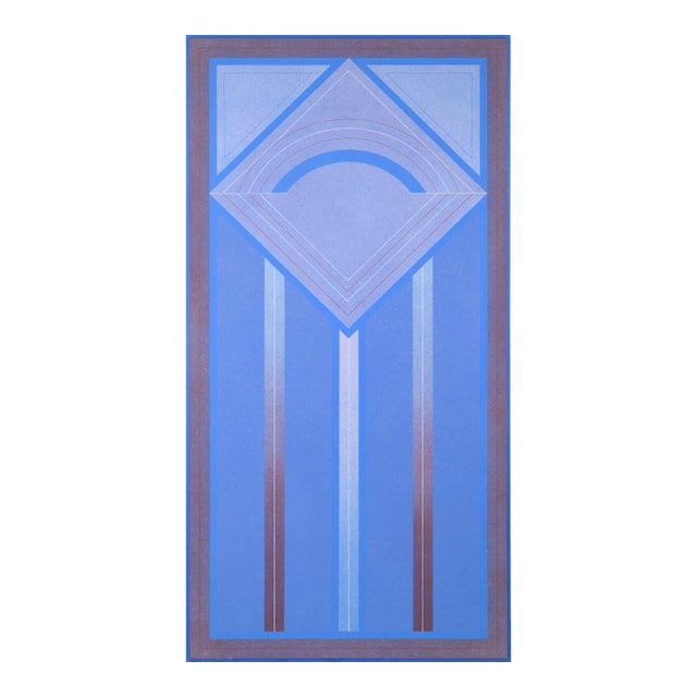 "Kiva Iv" - 1970's Minimalist Geometric Abstract For Sale