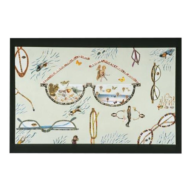 Very Large Intricate Collage Titled Diving Deep For Sale