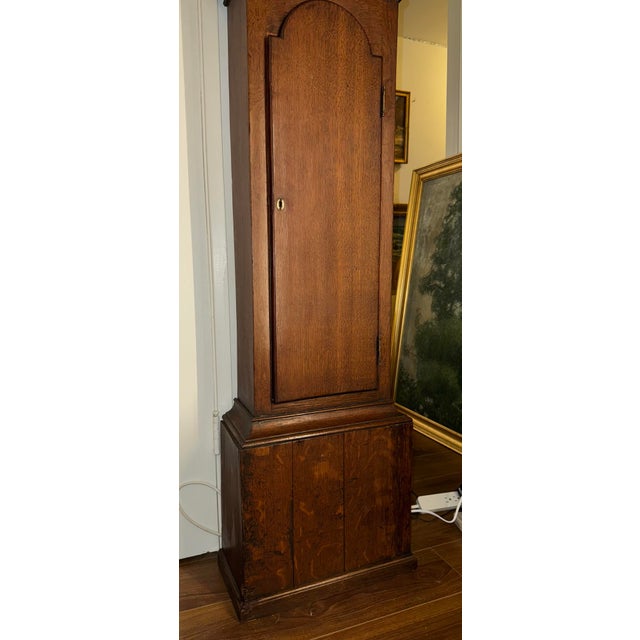 Late 18th Century Georgian Era English Grandfather Clock For Sale - Image 4 of 8