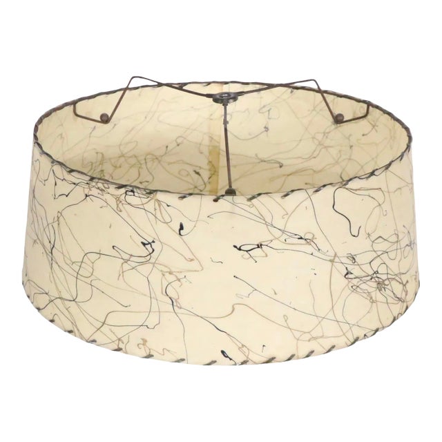 Mid Century Fiberglass Parchment Lamp Shade C 1950's Chairish