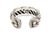 Contemporary David Yurman 925 Silver 25mm Wide Cable Braided Cuff Bracelet For Sale - Image 3 of 5