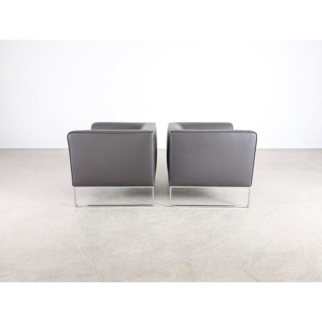 Metal Mell Chair in Leather from COR For Sale - Image 7 of 12
