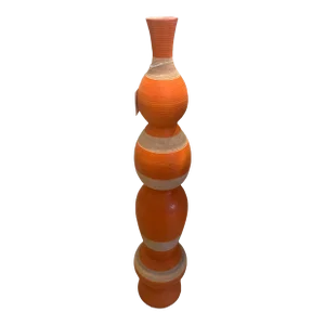 Currey and Company Ringling Large Orange Vase