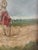 Paper Small Antique 19th Century English Oil Painting Equestrian Sporting Scene For Sale - Image 7 of 12