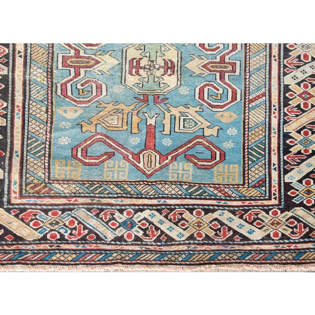 Late 19th Century Early 20th Century Persian Shirvan Rug For Sale - Image 5 of 16