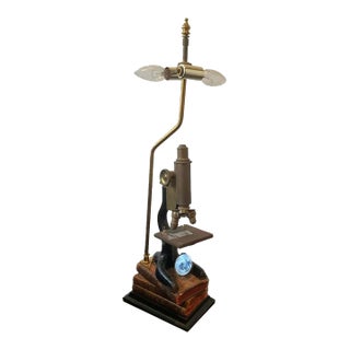 Antique Microscope Lamp For Sale