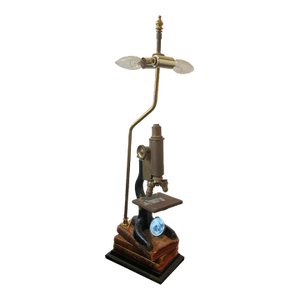 Antique Microscope Lamp