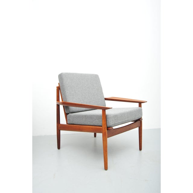 Mid-Century Modern Vintage Lounge Chairs in Teak from Glostrup, 1950s, Set of 2 For Sale - Image 3 of 13
