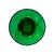 Vintage Mid Century Modern Green Glass Bowl With Gold Base For Sale - Image 4 of 8