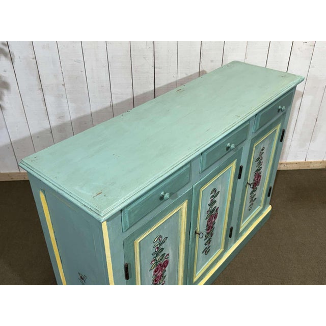 Three-Door Sideboard in Chestnut and Fir, 1930s For Sale - Image 14 of 18