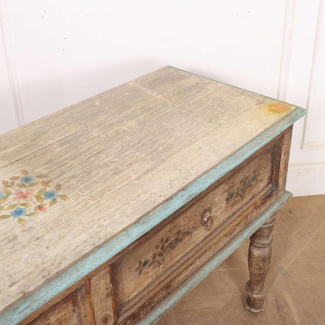 Colonial Painted Serving Table, 1890s For Sale - Image 9 of 12