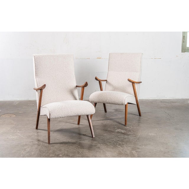Mid-Century Modern Mid-Century Armchairs, 1960, Set of 2 For Sale - Image 3 of 4