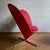 Textile Heart Cone Chair in Red by Verner Panton for Vitra, 2000s For Sale - Image 7 of 18