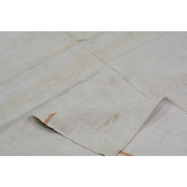 1950s Vintage Turkish Flatweave Hemp Rug, 6'2''x9' For Sale - Image 5 of 6