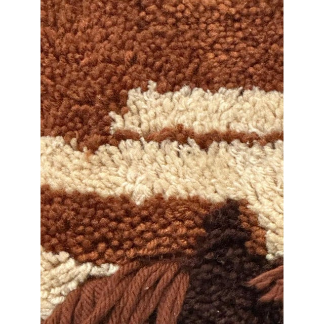 Vintage Artistic Hand Knotted Tapestry, 1970s For Sale - Image 13 of 17