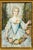 French Early 19th Century Charming French Neoclassical Antique Portrait Miniature Painting Woman Blue Dress Luxury Home Decor For Sale - Image 3 of 16