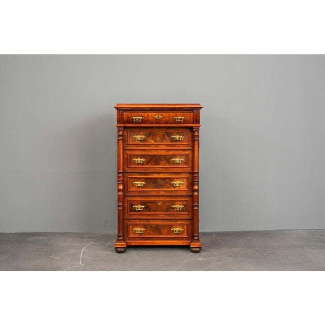 Item: Chest of drawers / so-called gentleman's chest Period & Style: Gründerzeit (late 19th century), second half of the...