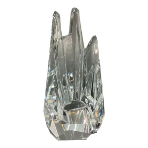 Rush Dougherty the Ice Palace Sevres Cristal France Signed Crystal Paperweight