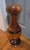 Vintage Handmade Turned Wood Rustic Two Part Tall 24'' Floor Table Vase For Sale - Image 9 of 10