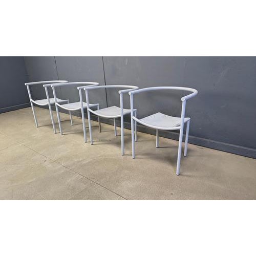 Vintage Von Vogelsang Chairs by Starck for Driade, 1980s, Set of 4 For Sale - Image 9 of 14