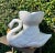 Hand Painted Glazed Italian Terra Cotta Swan Planter Jardiniere For Sale In Los Angeles - Image 6 of 13
