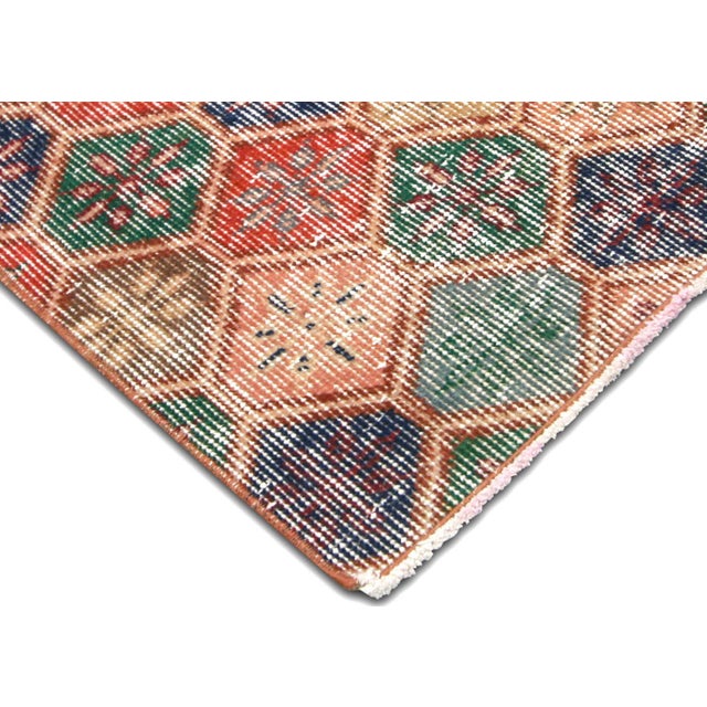 Mid-Century Modern 1960s Turkish Mid-Century-Modern Rug For Sale - Image 3 of 5