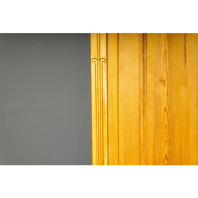 Art Nouveau Wardrobe in Pine For Sale - Image 15 of 18