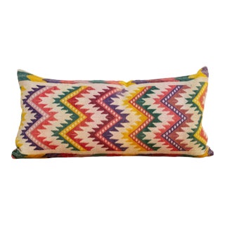 Piura Old Peruvian Frazada Pillow For Sale