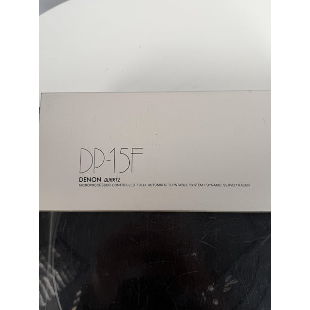 Denon DP-15F Dynamic Servo Tracer Turntable, Japan, 1980s For Sale - Image 9 of 11