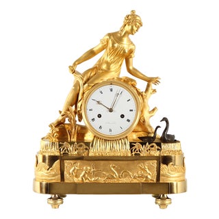 French Mantel Clock Allegory of Love, Paris, 1815 For Sale