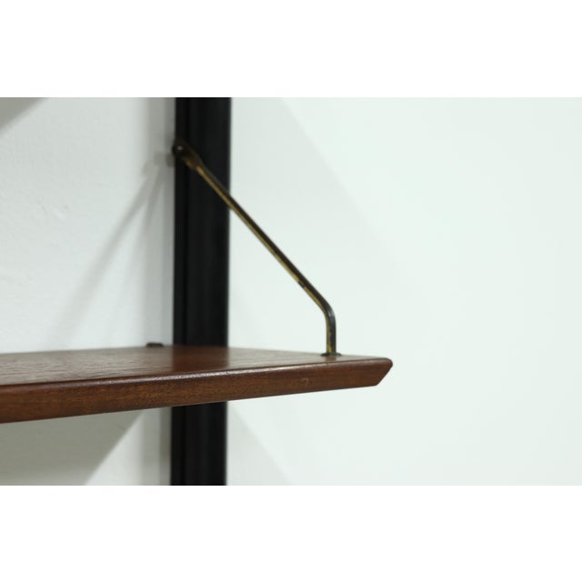 Free-Standing Wall Unit in Teak by Louis van Teeffelen for Webe, 1950s For Sale - Image 9 of 12