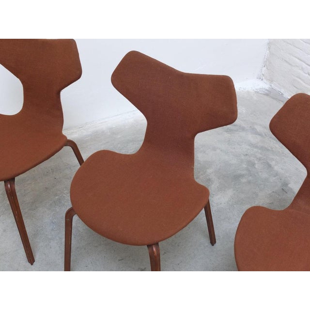 1st Edition Grand Prix Chairs by Arne Jacobsen for Fritz Hansen, Set of 4, 1959 For Sale - Image 6 of 18