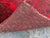 Red Vintage Turkomen Elephent Foot Design Tribal Rug For Sale - Image 8 of 8