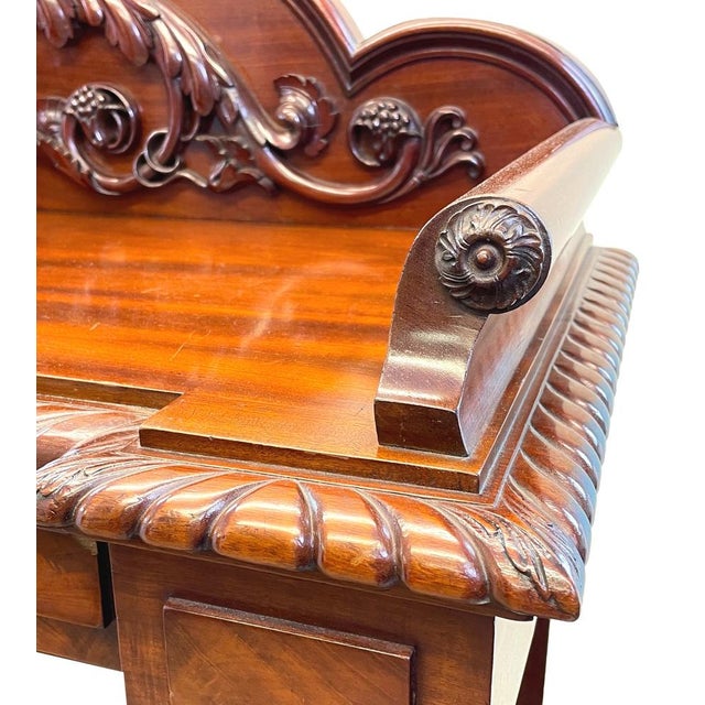 19th Century Mahogany Carved Buffet, 1850 For Sale - Image 4 of 14