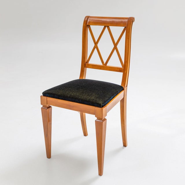 Cherry Dining Chairs, 1800s, Set of 6 For Sale - Image 3 of 9