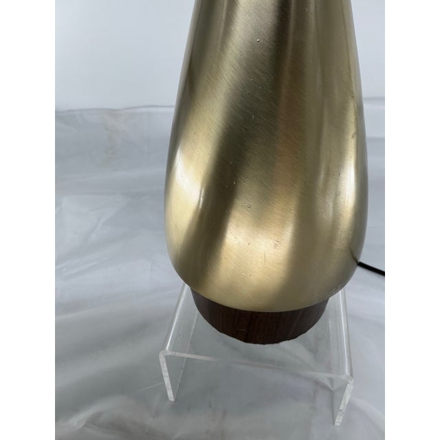 Metal Laurel Lamp Co Sculptural Brushed Metal Lamp by Tony Paul For Sale - Image 7 of 12