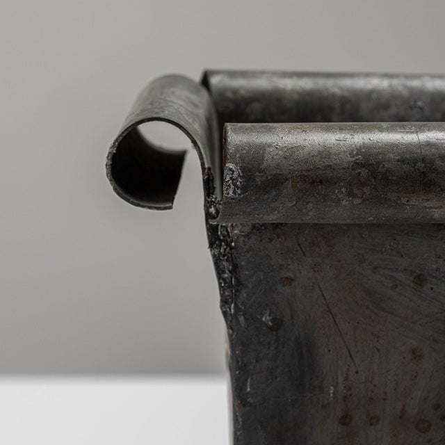 French 19th Century France Gray Metal Cachepot For Sale - Image 3 of 11