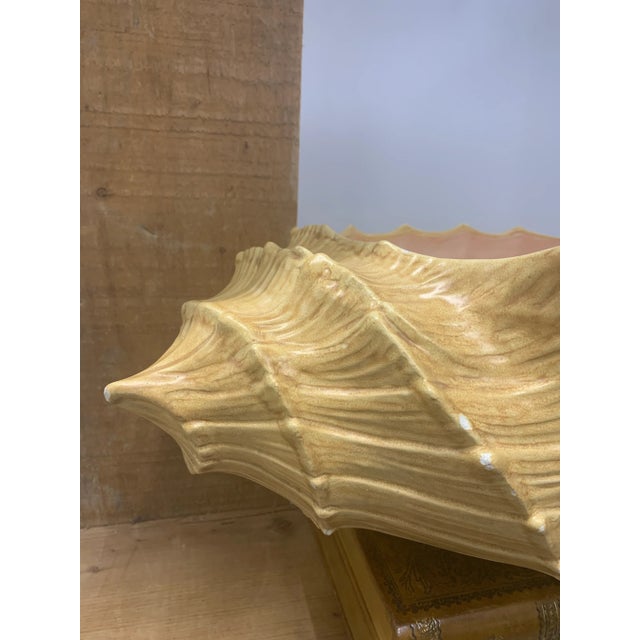 Sand Large Vintage 1985 Handcrafted Sea Shell Centerpiece For Sale - Image 8 of 12