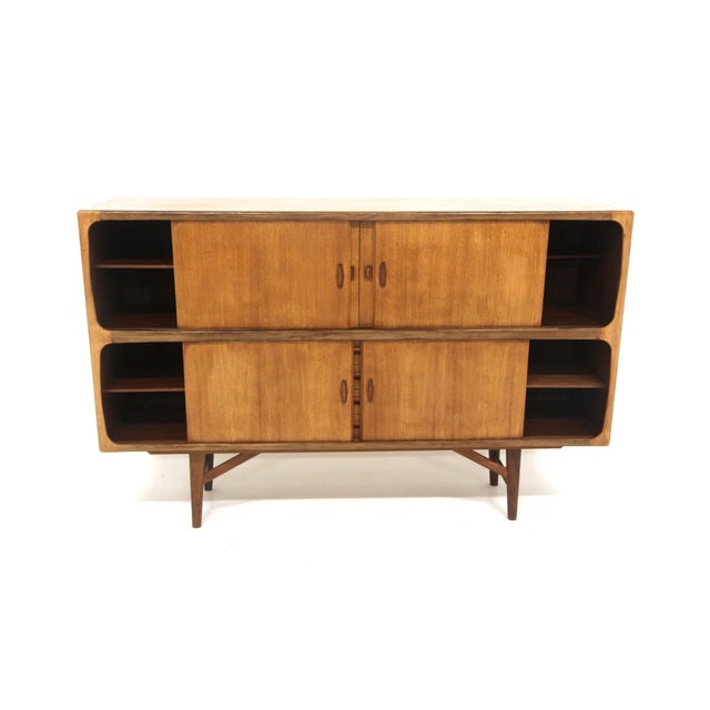 Mid-Century Modern Vintage Danish Sideboard, 1950s For Sale - Image 3 of 10