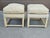 Mid-Century Modern 1970s Square Pillow Top Ottomans Attributed to Milo Baughman- A Pair For Sale - Image 3 of 11