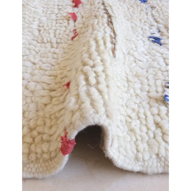 1980s Kilim Beni Ourain Square Rug - 6.1 X 6 Ft For Sale - Image 4 of 8