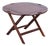Vintage Folding Mahogany Tray Table, 1950s For Sale