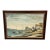 J. Clement Coastal Harbor Oil Painting, Vintage For Sale