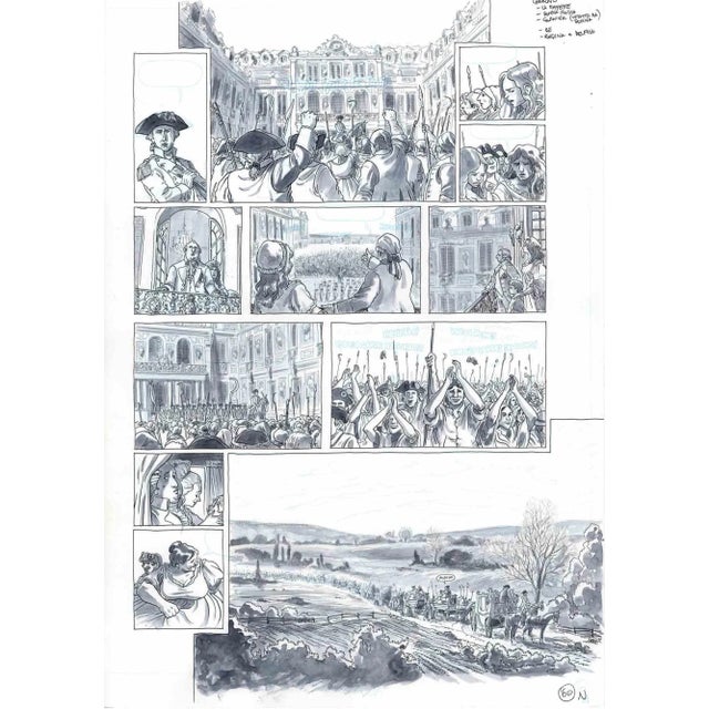 This work entitled "Departure for Paris" is a comic board belonging to the graphic novel published by Glènat Edition in...